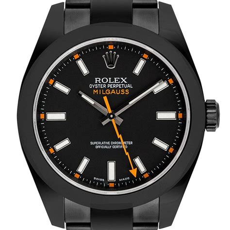 rolex milgauss black limited edition|rolex milgauss bamford black.